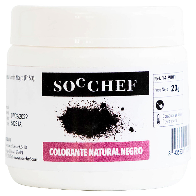 COLORANTE NATURAL NEGRO HIDROSOLUBLE BOTE 8/20gr